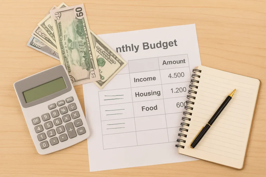 How To Create A Monthly Budget